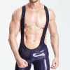 Latex Male Two-Straps Pouch Thong