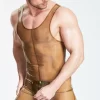 Latex Male High-Cut Muscle Leotard