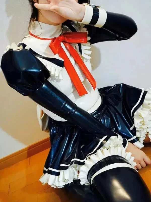 Latex Gummi Rubber Maid Dresses
