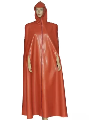 Latex felsőrész kapucnival