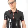 Two rowed latex waistcoat for men