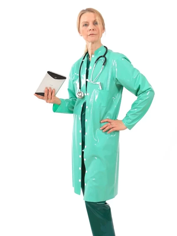 Latex lab coat