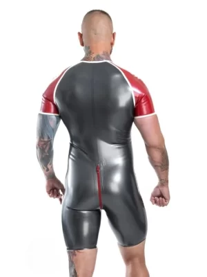Latex Raglan Sleeve Surfsuit With Trim