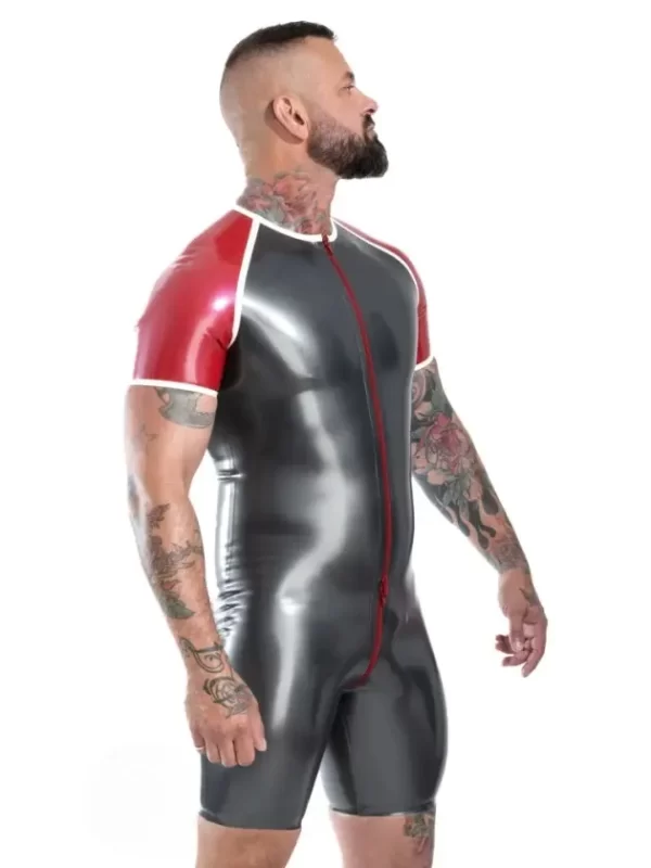 Latex Raglan Sleeve Surfsuit With Trim