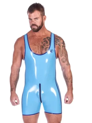 Latex V3 Backless Tri Suit With Pouch Front