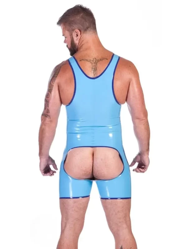 Latex V3 Backless Tri Suit With Pouch Front