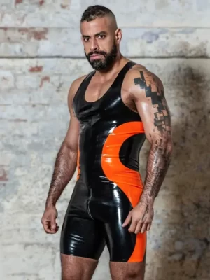 Latex Vortex Tri Suit