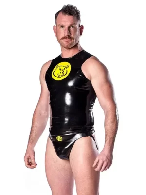 Latex Dirty Pig Sleeveless T-shirt