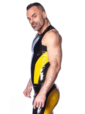Latex Vortex Sleeveless Top