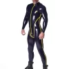 Latex Neck Entry Vortex Catsuit