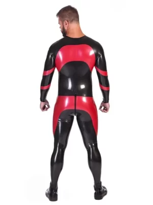 Latex Neck Entry Vortex Catsuit