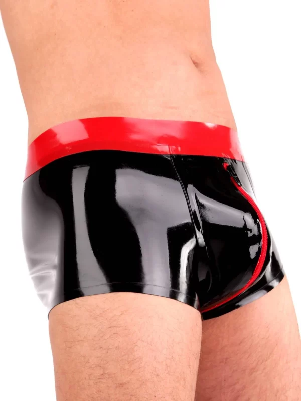 Latex Shorts for Men with Codpiece