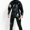 Latex Mens Heavy-Duty Hazmat Suit