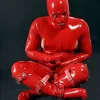 Latex Mens Heavy-Duty Hazmat Suit