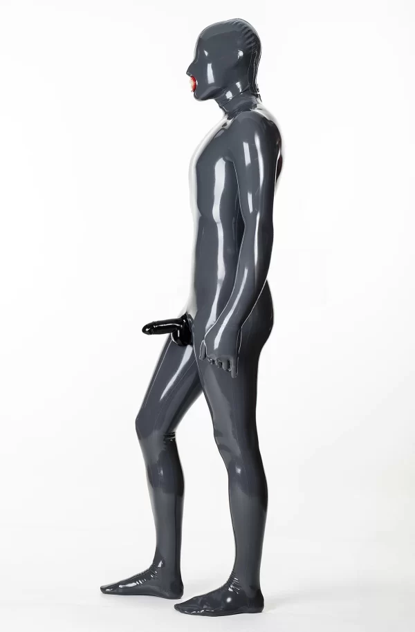Latex Mens Express Pass 2-Condoms + Penis Sheath Catsuit