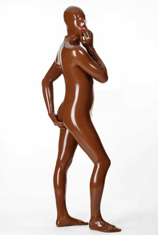 Latex Mens Express Pass 3-Condoms Catsuit