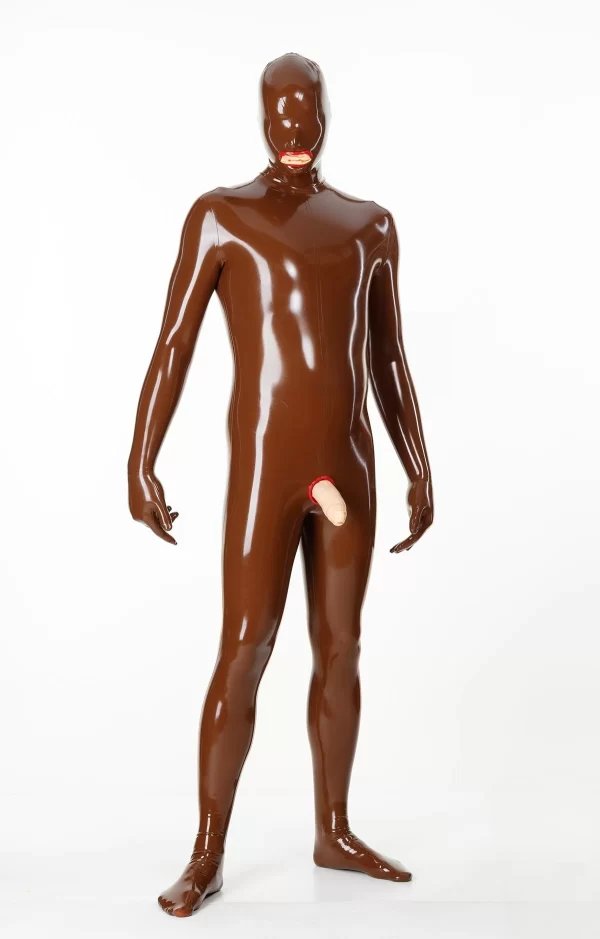 Latex Mens Express Pass 3-Condoms Catsuit