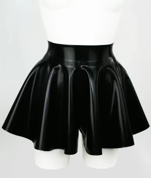 Latex Flippy Skater Shorts