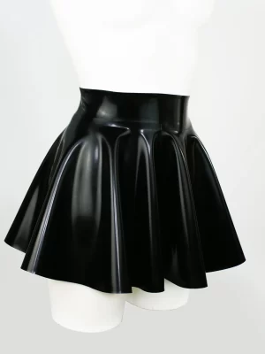 Latex Flippy Skater Shorts