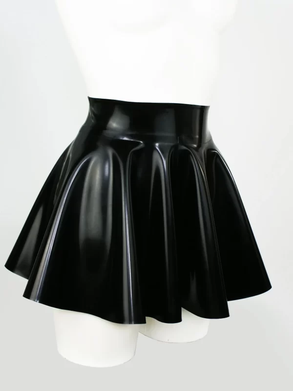 Latex Flippy Skater Shorts