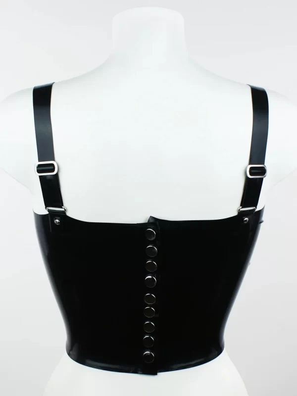 Latex Heartbreaker Heart Shaped Cone Bra