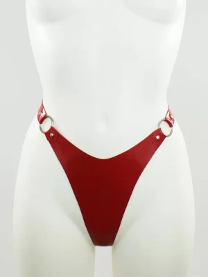 Latex O-Ring Thong