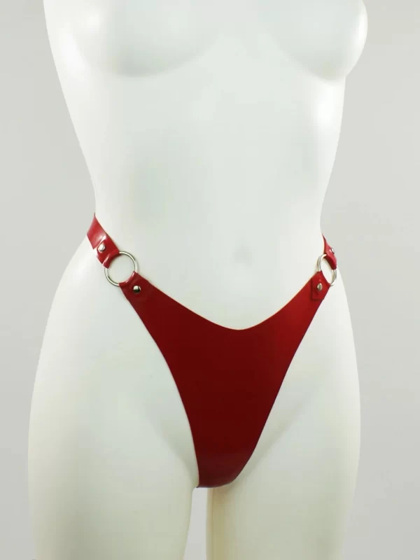 Latex O-Ring Thong