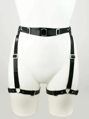 Latex Catriona Heavy Rubber Leg Harness