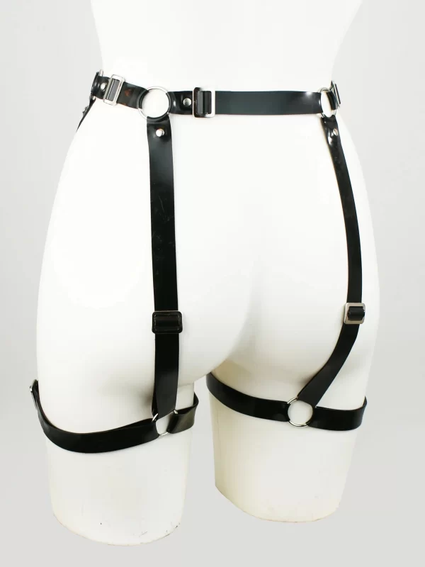 Latex Catriona Heavy Rubber Leg Harness