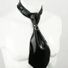 Latex Bow Tie with Piping