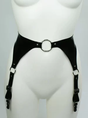 Latex O-Ring Suspender Belt