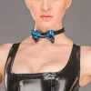 Latex Bow Tie with Piping