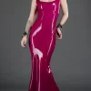 Pencil dress with open booty