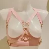 Latex Rubber Cage bra