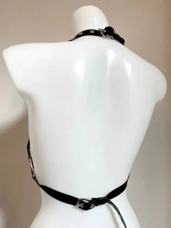 Latex Rubber Cage bra