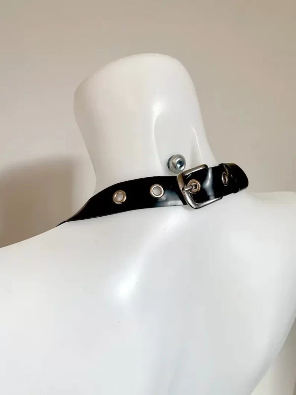 Latex Rubber Cage bra