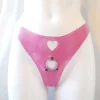 Latex Rubber high waisted knickers