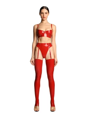 Latex Panties Grip Red