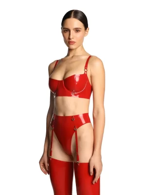 Latex Bra Grip Red