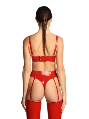 Latex Bra Grip Red