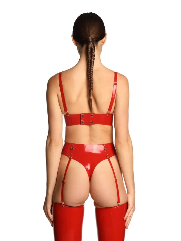 Latex Bra Grip Red