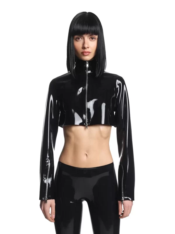 Latex Jacket Sharon Black