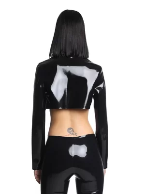 Latex Jacket Sharon Black