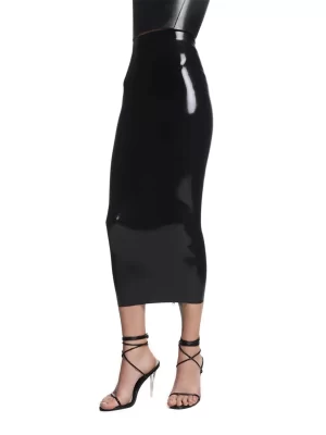 Latex Skirt Amanda Black