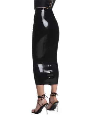 Latex Skirt Amanda Black