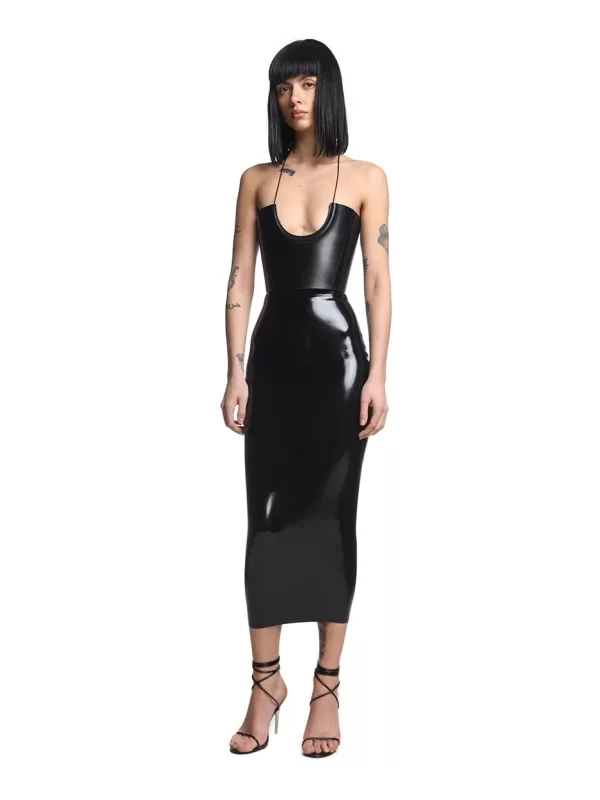Latex Skirt Amanda Black
