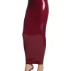 Latex Skirt Amanda Smoky Black