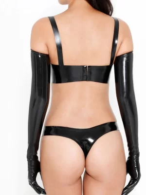 Contrast Cup Underwire Bra with Classic Back Closure