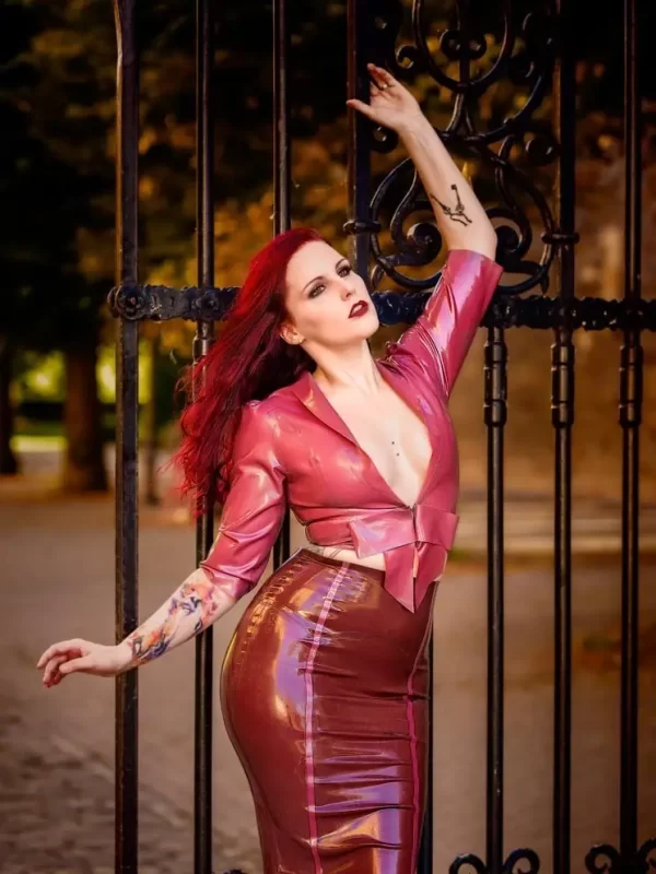Latex jacket Short Business