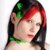 Latex Marbled Bow Tie